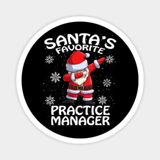 Santas Favorite Practice Manager Christmas Magnet